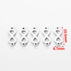 Jewelry Accessories Stainless Steel Letters Cut Out Handmade Vacuum Plating Sliding Pendant Natural Plant Flowers Style