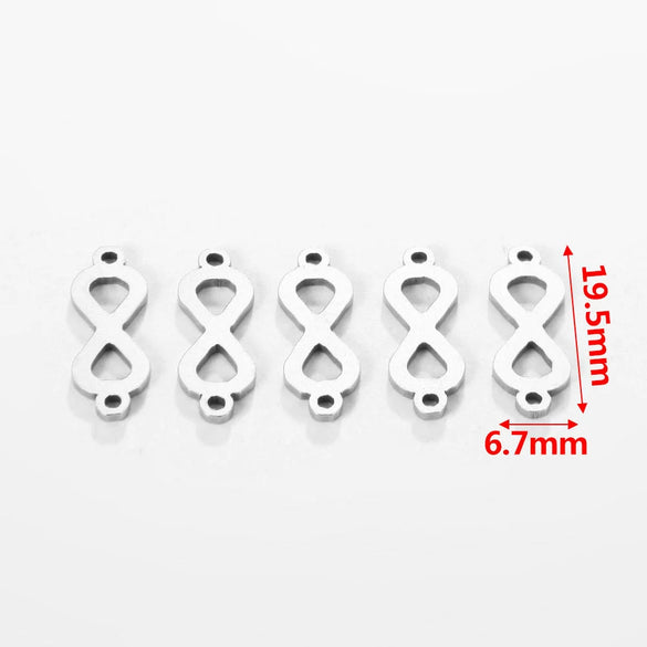 Jewelry Accessories Stainless Steel Letters Cut Out Handmade Vacuum Plating Sliding Pendant Natural Plant Flowers Style