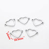 Jewelry Accessories Stainless Steel Letters Cut Out Handmade Vacuum Plating Sliding Pendant Natural Plant Flowers Style