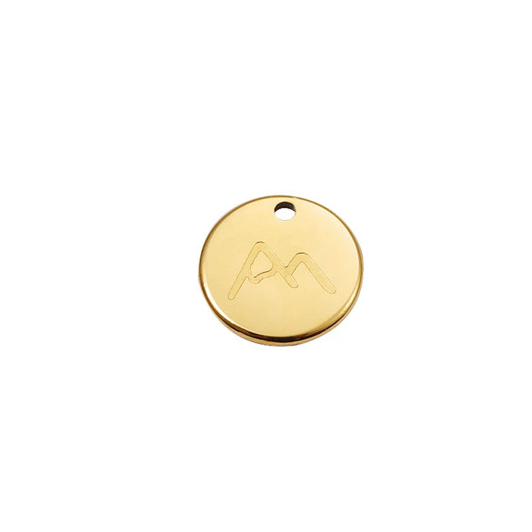Jewelry Accessories Stainless Steel Mountain Symbol Pendant With Electroplating Corrosion Treatment