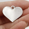 Jewelry Accessories Stainless Steel Peach Heart Pendant Bracelet Necklace With Diamond Vacuum Electroplated And Fine Polished Glossy Style