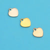 Jewelry Accessories Stainless Steel Peach Heart Pendant Fully Polished Electroplated