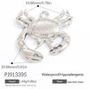 Jewelry Accessories Stainless Steel Pendant With Eyes Pattern Vacuum Electroplated