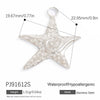 Jewelry Accessories Stainless Steel Pendant With Eyes Pattern Vacuum Electroplated