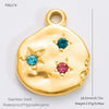 Jewelry Accessories Stainless Steel Pendant With Heart Butterfly Love Pattern And Dripping Oil Design