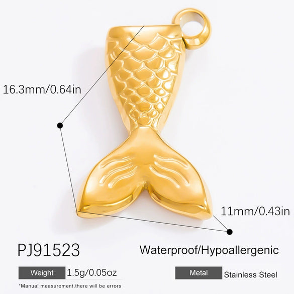 Jewelry Accessories Stainless Steel Pendant With Heart Butterfly Love Pattern And Dripping Oil Design
