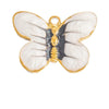 Jewelry Accessories Stainless Steel Pendant With Heart Butterfly Love Pattern And Dripping Oil Design