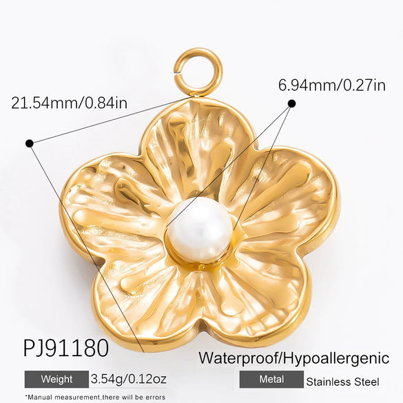 Jewelry Accessories Stainless Steel Pendant With Heart Butterfly Love Pattern And Dripping Oil Design
