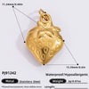 Jewelry Accessories Stainless Steel Pendant With Heart Butterfly Love Pattern And Dripping Oil Design