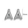 Jewelry Accessories Stainless Steel Pendant With 26 Letters Pattern And Electroplating Treatment