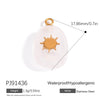 Jewelry Accessories Stainless Steel Perfume Bottle Dropshaped Cat's Eye Stone Electroplated Pendant Necklace