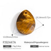 Jewelry Accessories Stainless Steel Perfume Bottle Dropshaped Cat's Eye Stone Electroplated Pendant Necklace