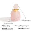 Jewelry Accessories Stainless Steel Perfume Bottle Dropshaped Cat's Eye Stone Electroplated Pendant Necklace