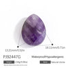 Jewelry Accessories Stainless Steel Perfume Bottle Dropshaped Cat's Eye Stone Electroplated Pendant Necklace
