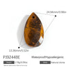 Jewelry Accessories Stainless Steel Perfume Bottle Dropshaped Cat's Eye Stone Electroplated Pendant Necklace