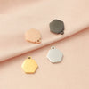 Jewelry Accessories Stainless Steel Polygon Pendant Electroplating Fashion Geometric