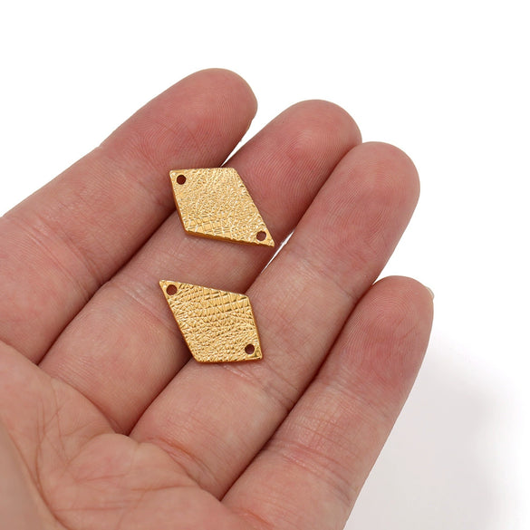 Jewelry Accessories Stainless Steel Retro Hydraulic Geometric Rhombus Pendant Bracelet Necklace