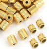 Jewelry Accessories Stainless Steel Round Bead Electroplated Drilling Bead Bracelet