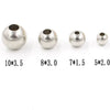 Jewelry Accessories Stainless Steel Round Beads Polishing Smooth Diy Loose Beads