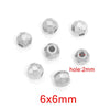Jewelry Accessories Stainless Steel Round Beads Titanium Steel Arc Beads Vacuum Gold Plated