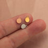Jewelry Accessories Stainless Steel Round Creative Diy Pendant Fully Polished Electroplated