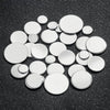 Jewelry Accessories Stainless Steel Round Disc Carved Tail Plate Pendant With Totem Pattern And Welding Production