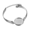 Jewelry Accessories Stainless Steel Round Diy Bracelet With Polishing Process