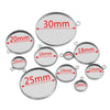 Jewelry Accessories Stainless Steel Round Pendant Welding Electroplating