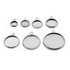 Jewelry Accessories Stainless Steel Round Pendant Welding Electroplating
