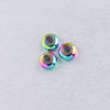 Jewelry Accessories Stainless Steel Rubber Ring Positioning Beads Smooth Geometric Electroplated Bracelet Diy