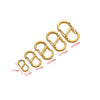 Jewelry Accessories Stainless Steel S Shaped Connecting Buckle For Bracelet Necklace Vacuum Plated Electroplated