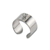 Jewelry Accessories Stainless Steel Ushaped Ring Ear Buckle With Circle Pattern Welding Highgrade Real Gold Nonfading Electroplating