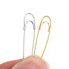 Jewelry Accessories Stainless Steel Ushaped Tube Protector Vacuum Goldplated Closing Buckle