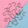 Jewelry Accessories Stainless Steel Ushaped Tube Protector Vacuum Goldplated Closing Buckle