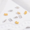 Jewelry Accessories Sterling Silver Doublerow Spacer Microinlay Threerow Pearl Beads Rectangular Zirconia Diy Handmade