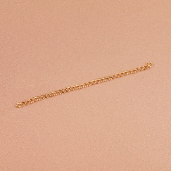 Jewelry Accessories Tail Chain Stainless Steel Electroplating Diy Handmade Simple Style