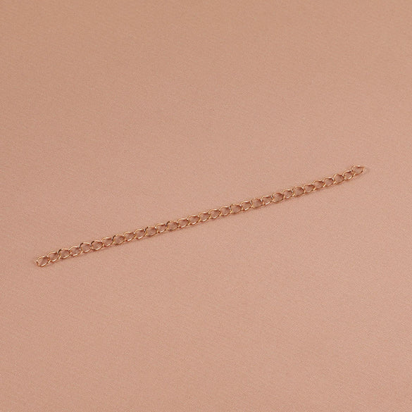 Jewelry Accessories Tail Chain Stainless Steel Electroplating Diy Handmade Simple Style