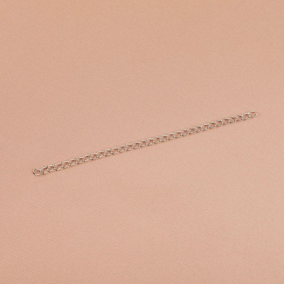 Jewelry Accessories Tail Chain Stainless Steel Electroplating Diy Handmade Simple Style