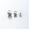 Jewelry Accessories Titanium Alloy Horseshoe Ring Polishing Fashion Geometric Diy Puncture