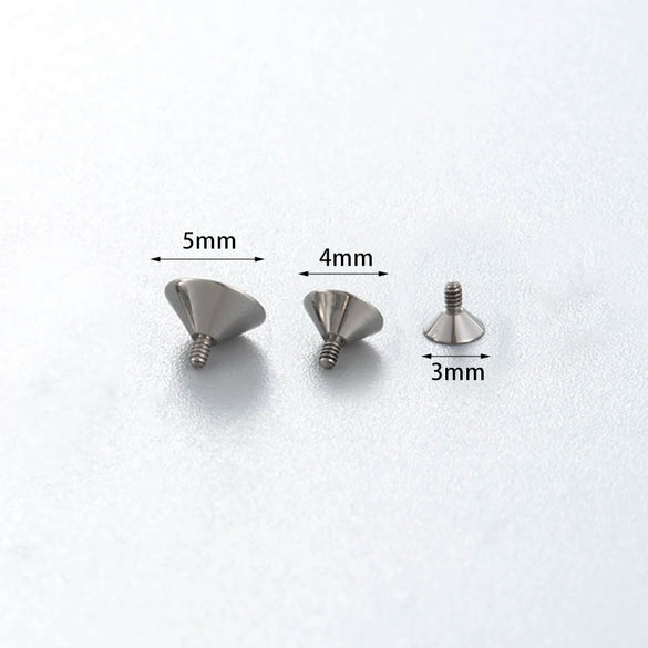 Jewelry Accessories Titanium Alloy Horseshoe Ring Polishing Fashion Geometric Diy Puncture
