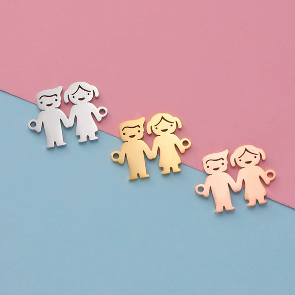 Jewelry Accessories Titanium Steel Cartoon Shape Pendant Fine Polishing