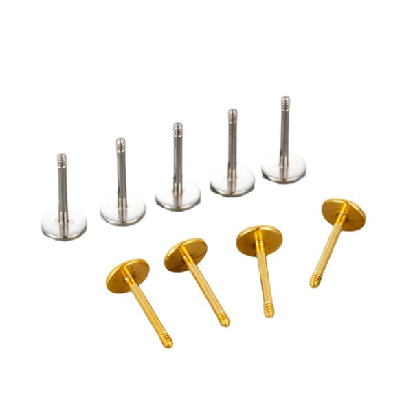 Jewelry Accessories Titanium Steel Ear Nail Geometric