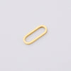 Jewelry Accessories Titanium Steel Eggshaped Geometric Flat Buckle Earrings And Oval Ring With Fine Polishing
