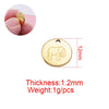 Jewelry Accessories Titanium Steel Elephant Pendant With Electroplating Process