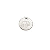 Jewelry Accessories Titanium Steel Elephant Pendant With Electroplating Process