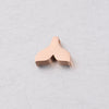 Jewelry Accessories Titanium Steel Fish Tail Bead Pendant With Mirror Finish Polishing