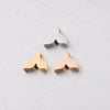 Jewelry Accessories Titanium Steel Fish Tail Bead Pendant With Mirror Finish Polishing