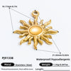 Jewelry Accessories Titanium Steel Heart Pearl Butterfly Love Flowers Minimalist Electroplating Pendant For Women