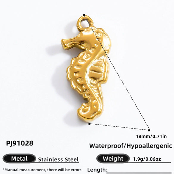 Jewelry Accessories Titanium Steel Heart Pearl Butterfly Love Flowers Minimalist Electroplating Pendant For Women