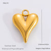 Jewelry Accessories Titanium Steel Heart Pearl Butterfly Love Flowers Minimalist Electroplating Pendant For Women